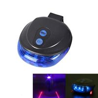 Fiets rood LED licht Laser nacht Mountain Bike staart licht achterlicht MTB veiligheid waarschuwing fiets achter licht Lamp fiets Light(Blue) - thumbnail