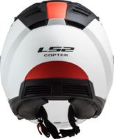 LS2 "of600 copter ii urbane" jethelm helmet of600 copt. ii urbane l white/red - thumbnail