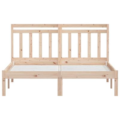 Bedframe massief hout 135x190 cm - thumbnail