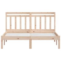 Bedframe massief hout 135x190 cm - thumbnail