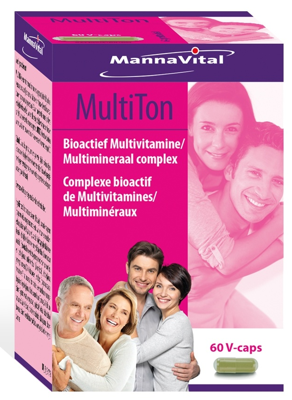 Mannavital Multiton 60 Vegetarische capsules