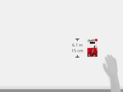 Permanente markeerstift Sharpie M15 Zwart 12 Stuks Permanente markeerstift Sharpie M15 Zwart 12 Stuks