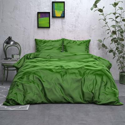 Sleeptime - Beauty Skin Care Dekbedovertrek - Micropercal - Groen - 140 x 220