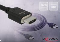 DeLOCK 85293 HDMI kabel 1 m HDMI Type A (Standaard) Zwart - thumbnail