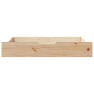 Bedlades 2 st met wieltjes 90x55x17 cm massief grenenhout Bedlades 2 st met wieltjes 90x55x17 cm massief grenenhout