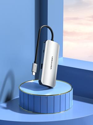 USB-HUB Vention TNAHB Grijs