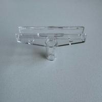 T-stuk 70 mm transparant voor profiel-1 - thumbnail