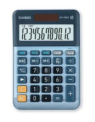 Casio Bureaurekenmachine MS-120EM