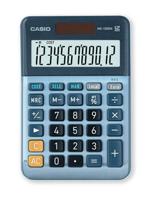Casio MS-120EM Bureaurekenmachine Blauw Aantal displayposities: 12 werkt op zonne-energie (l x b) 101 mm x 149 mm - thumbnail