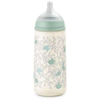 SUAVINEX Birdies Babyfles - SX Pro L Speen - 360 ml - 6 maanden en ouder - Groen