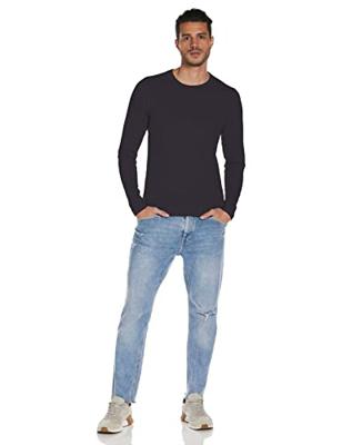 Jack and Jones T-shirt Lange Mouwen Navy C-Neck Casual
