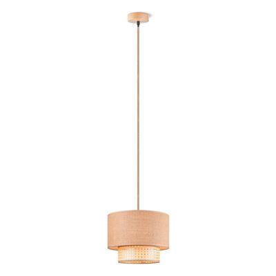 Home sweet home cane weave lampenkap linnen naturel