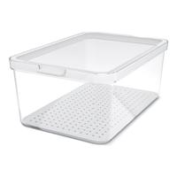 Rotho cauma koelkastorganizer 4.65l wit/transparant - thumbnail