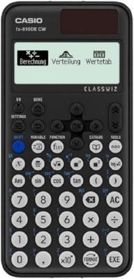 Casio FX-810DE CW Technische rekenmachine Zwart Aantal displayposities: 17 werkt op batterijen, werkt op zonne-energie (b x h x d) 77 x 10.7 x 162 mm Casio FX-810DE CW Technische rekenmachine Zwart Aantal displayposities: 17 werkt op batterijen, werkt op zonne-energie (b x h x d) 77 x 10.7 x 162 mm