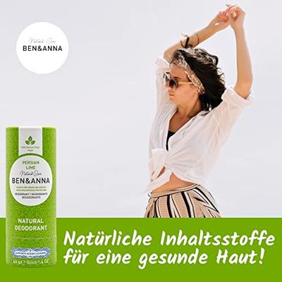 Ben & Anna Deodorant in papiertube - persian lime - 40 gram - thumbnail