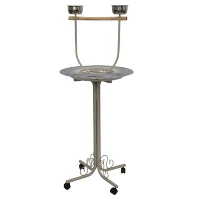 Strong papegaaienspeelplaats amy 55x55x135 cm zilvergrijs 99048