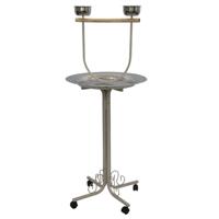 Strong papegaaienspeelplaats amy 55x55x135 cm zilvergrijs 99048 - thumbnail