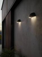 Nordlux LED Wandlamp Arcus Smart Light zwart 10W 2700K - 4806460 - thumbnail