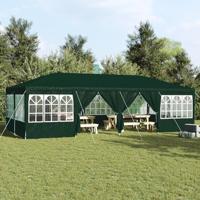 VidaXL Partytent groen 800 x 400 x 266 cm polyetheen - thumbnail