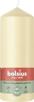 Bolsius stompkaars essentials 5.8x15cm oat beige