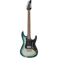 Ibanez Premium AZ24P1QM Deep Ocean Blonde elektrische gitaar met gigbag - thumbnail