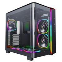 MONTECH KING 95 PRO Tempered Glass ARGB Midi-tower PC-behuizing Zwart - thumbnail