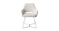 Jesper Home Eetkamerstoel 'Yanai' Beehive Steel, kleur Pigeon - thumbnail