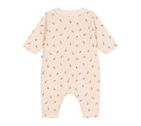 Lange katoenen jumpsuit voor baby PETIT BATEAU vanille - thumbnail