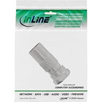 F-connector naar coax (IEC) male adapter - thumbnail