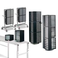 Treston 550C Werkplaatsmagazijn ESD (b x h x d) 310 x 550 x 180 mm Antraciet-grijs, Transparant 1 stuk(s) - thumbnail