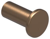 Handdoekhaak IVY Geborsteld Mat Koper PVD IVY - thumbnail