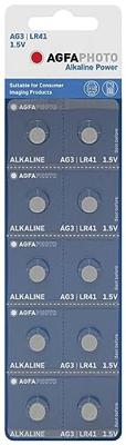 AgfaPhoto Knoopcel LR41 1.5 V 10 stuk(s) Alkaline AG3