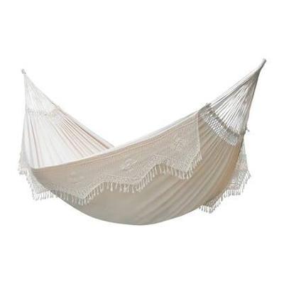 Vivere Braziliaanse effen 2-persoons hangmat (Kleur: grijs) Vivere Braziliaanse effen 2-persoons hangmat (Kleur: grijs)