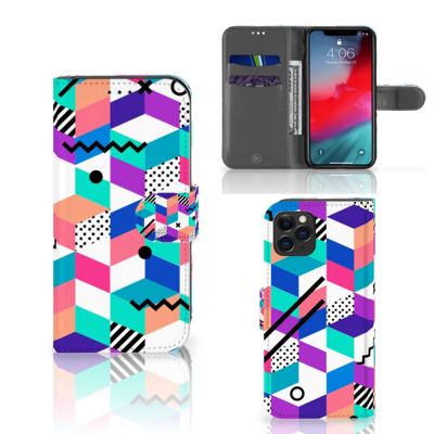 Apple iPhone 11 Pro | Book Case | Blokken Kleurrijk