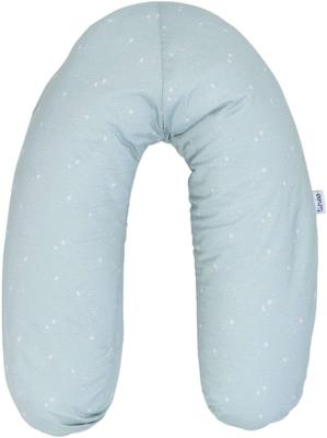 Zwangerschapskussen - TINEO - Katoenjersey - Aquagroen / Sterren