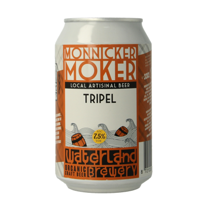 Waterland Brewery Tripel monnicker moker bio 330 Milliliter Waterland Brewery Tripel monnicker moker bio 330 Milliliter