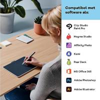 Wacom One M grafische tablet Zwart, Wit 216 x 135 mm USB - thumbnail