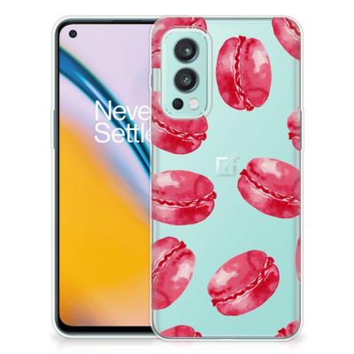 OnePlus Nord 2 5G | Siliconen Case | Pink Macarons
