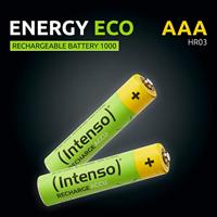 Intenso Energy Eco oplaadbare NiMH-batterij 1000mAh HR03 AAA 4-delige blister - thumbnail