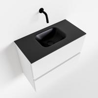 MONDIAZ ADA 60cm toiletmeubel talc. LEX wastafel urban midden zonder kraangat - thumbnail