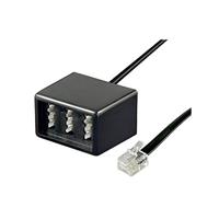 Goobay Telefoon (analoog) Adapterkabel [1x RJ11-stekker - 1x Telefoonbus Duitsland (TAE-NFN)] 0.20 m Zwart - thumbnail