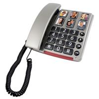 Profoon TX-560 snoer. telefoon grote fototoetsen zwart - thumbnail