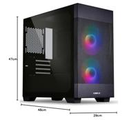 Lian Li LANCOOL 205M Micro-tower Behuizing, Gaming-behuizing Zwart - thumbnail
