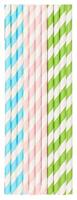 Duni Papieren Rietjes Pastels 20cm 25st - thumbnail