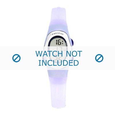Calypso horlogeband K6018-2 Rubber Violet