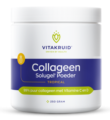 Vitakruid Collageen Solugel® poeder met vitamine C & D - Tropical