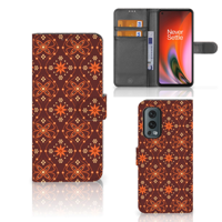 OnePlus Nord 2 5G | Telefoon Hoesje | Batik Brown - thumbnail