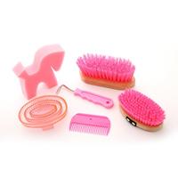 Poetsset van 7 items in Rugtas roze - thumbnail