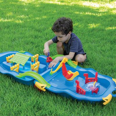 VidaXL Watertafel trolley 51x21,5x66,5 cm polypropeen VidaXL Watertafel trolley 51x21,5x66,5 cm polypropeen