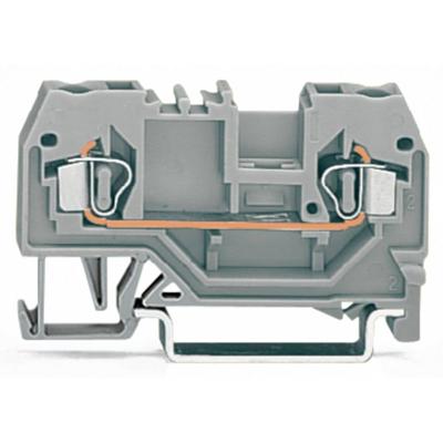 WAGO 280-901 Doorgangsklem 5 mm Spanveer Toewijzing: L Grijs 100 stuk(s) Package